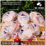 Lamb LEG BONELESS frozen whole cuts +/- 3 kg/pc (price/kg) brand Australia MIDFIELD
